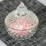 Glass Storage Containers - European Crystal Glass Storage Containers for Food Dry Candy with Lid Glass Food Jar Storage Decoration Organizer