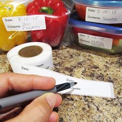 MEIYIN 125pcs/roll Home Kitchen Food Storage Labels Refrigerator Freezer Adhesive Sticker DIY