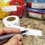 Étiquettes de rangement cuisine/étage/aliment 125pcs/rouleau Adhésif Auto-adhésif DIY Étiquettes de rangement cuisine/étage/aliment 125pcs/rouleau Adhésif Auto-adhésif DIY