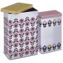 Premier Housewares Joni Storage Canisters, Multi-Colour, Rectangular, Set of 2