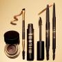 Milani Stay Put Brow Color - Dark Brown (0.09 Ounce) Vegan, Cruelty-Free Eyebrow Color that Fills and Shapes Brows