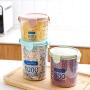 Practical Household Plastic Storage Jars Food Storage Bottle Safe Non Toxic Leakproof Sealed Kitchen Storage Box,800Ml