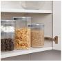 TATAY Kitchen Jar, Transparent Grey, 2 Litre