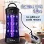 Electric Bug Zapper, Powerful Insect Killer, Mosquito Zappers lamp, UV Bug Light Flying Fly Trap for Indoor Electric Bug Zapper, Powerful Insect Killer, Mosquito Zappers lamp, UV Bug Light Flying Fly Trap for Indoor