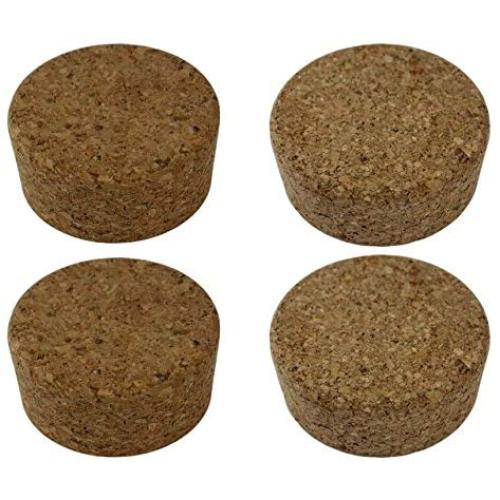 Cork Lids/Stoppers for Mason, Ball, Canning Jars (2 Regular Mouth + 2 Wide Mouth)