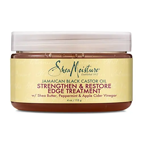 SheaMoisture 4 oz Jamaican Black Castor Oil Strengthen, Grow & Restore Edge Treatment