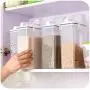 Silikonschalen-Set für Messbecher, Versiegelte Behälter für Hafer, Reis, Getreide – 3er-Set