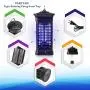 Mücken Bug Zapper Fliegengreifer mit Lockwirkung – 1.500 qm Abdeckung – Sicher, leise und problemlose elektronische Bedienung – Hängbar für drinnen und draußen – Für Patio, BBQ, Camping, Zuhause, Küche und Büro