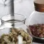 Shelf Floating Storage Jar Glass Tea Pot Kitchen Heat-resistant Scented Tea Transparent Sealed Jars Storage Tank. Shelf Floating Storage Jar Glass Tea Pot Kitchen Heat-resistant Scented Tea Transparent Sealed Jars Storage Tank.