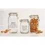 Amici Pet A7CA117R Wanderlust Pet Large Glass Storage Canister, Clear – Glasbehälter für Tiernahrung, Groß, Klar
