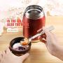 ONEISALL Stainless Steel Food Jar - 24oz Kids and Adults Lunch Thermos with Folding Spoon - Baby Food Storage Container Flask (Red)