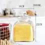 Glasbehälter, feuchtigkeitsdicht, Küchen-Lebensmittelbehälter, Lagerung für Kimchi/Walnüsse/Müsli/Haferflocken