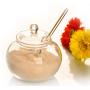 VT BigHome Household Transparent 250ml Glass Jar Candy Sugar Bowl Storage Bowl