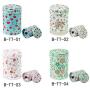 dezirZJjx Tea Container, Premium Cylindrical Candy Tinplate Retro Tin Box Coffee Tea Seal Storage Jar Canister Large Capacity - TT-2