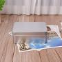 Milue Small Metal Tin Silver Storage Box Case Organizer For Money Coin Candy Key (02#)