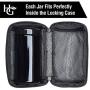 Herb Guard - 1 Oz Stash Jar with Locking Protective Case 100% Smell Proof (500 ml) - Smell Proof Container Comes with Humidity Pack, HG Grinding Card and Resealable Travel Bags