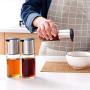 Kitchen Food Storage Jar Airtight Food Storage Kitchen Glass Jar Moisture-Proof Home Multi-Purpose Jam Bottle Cruet Leakproof Glass Oil Pot Vinegar Pot