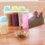 Plastic Food Kitchen Container Sealed Crisper Grains Tank Storage Kitchen Sorting Rice Storage Box Container Jars Green 1.9L