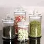 Glass Sealed Jars, Kitchen Household Cereal Containers, Storage Spices/Oatmeal/Beans/Rice Glass Sealed Jars, Kitchen Household Cereal Containers, Storage Spices/Oatmeal/Beans/Rice