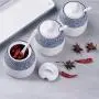 Emballages céramiques scellés pour épices ROIY : pot à épices, bouteilles de condiment, boîte à assaisonnement, boîte à sel, boîte à sucre, contenants de stockage, cruets avec couvercle et cuillère. Emballages céramiques scellés pour épices ROIY : pot à épices, bouteilles de condiment, boîte à assaisonnement, boîte à sel, boîte à sucre, contenants de stockage, cruets avec couvercle et cuillère.