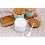 Mini Spice Jars Small fresh bamboo cover spice box creative ceramic seasoning jar kitchen supplies