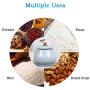 European Food Storage Containers Airtight with Lids Large Creative kitchen Canisters Jars Ceramic Porcelain,Rustic Home Decor,Pantry Organization and Storage for Snacks Sugar Coffee 10L Blue/Green