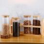Glass Sealed Jars, Moisture-Proof Kitchen Food Containers, Storage Coffee Beans/Tea/Cereal/Oatmeal