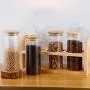 Bocaux en verre, contenants de cuisine étanches, pour stockage des grains de café/thé/céréales/avoine Bocaux en verre, contenants de cuisine étanches, pour stockage des grains de café/thé/céréales/avoine