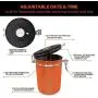 Contenant à Café, Récipient de Rangement Hermétique avec Cuillère, 1,5 LB de Café Fraîche pour une Portion Facile, Support en Acier Inoxydable, Coffre à Vide CO2 Valve, 680 ml (Orange Grand) Contenant à Café, Récipient de Rangement Hermétique avec Cuillère, 1,5 LB de Café Fraîche pour une Portion Facile, Support en Acier Inoxydable, Coffre à Vide CO2 Valve, 680 ml (Orange Grand)