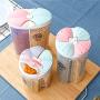 Metropoliten-US Stoarge Jar Rice Beans Can with Seal Cover Food Preservation Container Kitchen Storage Box Container