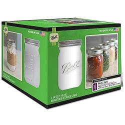 Ball Glass Mini Storage Jars (Set of 4)