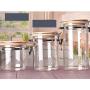 UPKOCH Glass Food Storage Jar Airtight Canister with Clip Top Bamboo Lids Glass Storage Container for Loose Tea Coffee Bean Sugar Salt