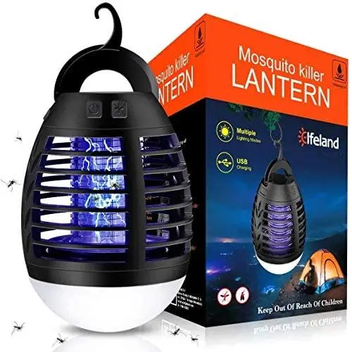 Électrociel Tue Moustiques, Lampe Piège Gnats USB Alimentée, avec Suspente pour Intérieur/Extérieur Électrociel Tue Moustiques, Lampe Piège Gnats USB Alimentée, avec Suspente pour Intérieur/Extérieur