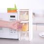 Transparent sauce box,Spice jar set Storage seasoning box-A