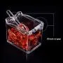 4pcs/set Clear Seasoning Rack Spice Pots Storage Container Condiment Jars Cruet with Cover and Spoon Kitchen Utensils Supplies,as picture 4pcs/set Clear Seasoning Rack Spice Pots Storage Container Condiment Jars Cruet with Cover and Spoon Kitchen Utensils Supplies,as picture