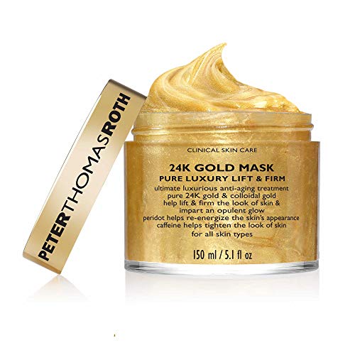 24K Gold Mask Pure Luxury Lift & Firm, Anti-Aging Gold Face Mask, Helps Lift, Firm and Brighten the Look of Skin