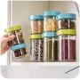 Kitchen Food Storage Jar Airtight Food Storage Kitchen Glass Jar Moisture-Proof Home Multi-Purpose Jam Bottle Cruet Glass Bottle Sealed Tank Storage Tank (Color : 400ml Green)