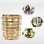 Porte-Bougies JustDOLIFE Style Cristal Décoration Centre de Table pour Mariage, Fournitures de Mariage. Porte-Bougies JustDOLIFE Style Cristal Décoration Centre de Table pour Mariage, Fournitures de Mariage.