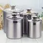 Sinardo 02553 4-Piece Canister Set Stainless Steel Sinardo 02553 4-Piece Canister Set Stainless Steel