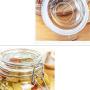 NNDQ Clear Glass Canister with Airtight Lid Food Storage Jar Value Suit 7-Piece Set, Containers Dry Goods Storage Jars with Locking Clamp Lids, for Coffee, Beans, Loose Tea, Candy