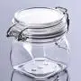 220Ml Plastic Square Clip Top Storage Jar With Airtight Seal Lid Kitchen Food Container Tableware Preserving Cosmetic Cream Orga,Clear 220Ml Plastic Square Clip Top Storage Jar With Airtight Seal Lid Kitchen Food Container Tableware Preserving Cosmetic Cream Orga,Clear