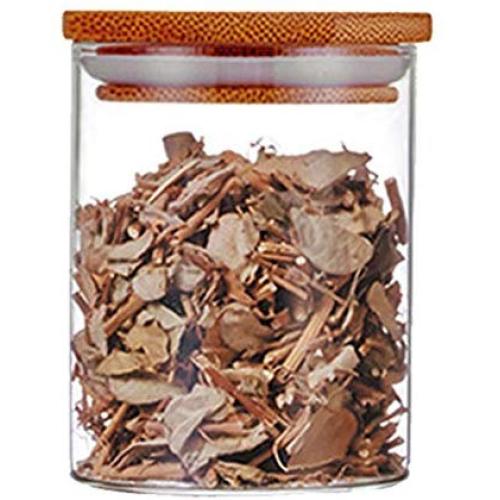 Food Storage Tank Dried Fruit Bottle Good Sealing Heat-Resistant Borosilicate Glass Sealed Cans Dried Fruit Sealed Bottle Storage Jar Wood Lid