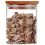 Réservoir de Stockage Alimentaire en Verre Borosilicaté avec Bouchon en Bois – Bouteille Conservée Fruits Séchées – Pot de Conservation Fructes Séchées – Bouchon Hermétique Résistant à la Chaleur Réservoir de Stockage Alimentaire en Verre Borosilicaté avec Bouchon en Bois – Bouteille Conservée Fruits Séchées – Pot de Conservation Fructes Séchées – Bouchon Hermétique Résistant à la Chaleur