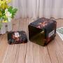 Milue 50g Mini Metal Tea Caddy Sugar Candy Coins Holder Container Jar Tin Souvenir (Black)