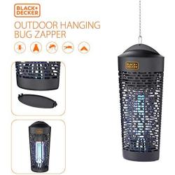 BLACK+DECKER Outdoor | Electric UV & Killer for Flies, Mosqitoes, Gnats & Other Small to Large Flying Pests | ½ Acre Coverage for Home, Deck, Garden, Patio, Camping & More