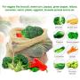 Wrap Food Storage Kit,Include 3Pcs Beeswax Food Wrap 3Pcs Cotton Mesh Bags,Eco-Friendly Washable, Food Cover
