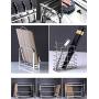 LYNNTLJ Multi-Tier Spice Rack,Stainless Steel Kitchen Countertop Spice Holder,for Spice Jar and Bottle Storage,Space-Saving/Silver / 50x22x67cm