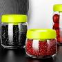 Nesee Vacuum Plastic Food Storage Jar Bags,Vacuum Sealed Canister Cans Dry Dried Food Storage Container Box,Airtight Lid Food Storage Tanks