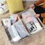 Wobe Travel Bottles and TSA Approved Toiletry Bag, Clear Quart Size with Leak-Proof Travel Containers Set Makeup Bag Accessories for Liquids Carry-On Luggage Compliant for Airplaine