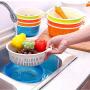 Wesoky Multi functional Double Layer Detachable Draining Basket Kitchen Storage Colanders